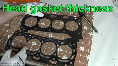 how to measure head gasket thickness|problems with cometic head gaskets.